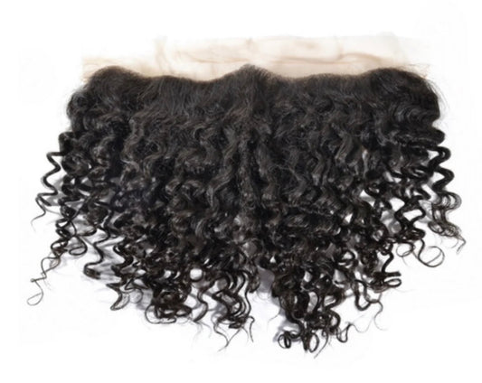 13x4 HD Raw Burmese Curly frontal